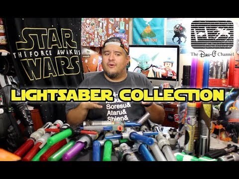 Tampilan video The Dan-O Channel saat membahas lightsaber